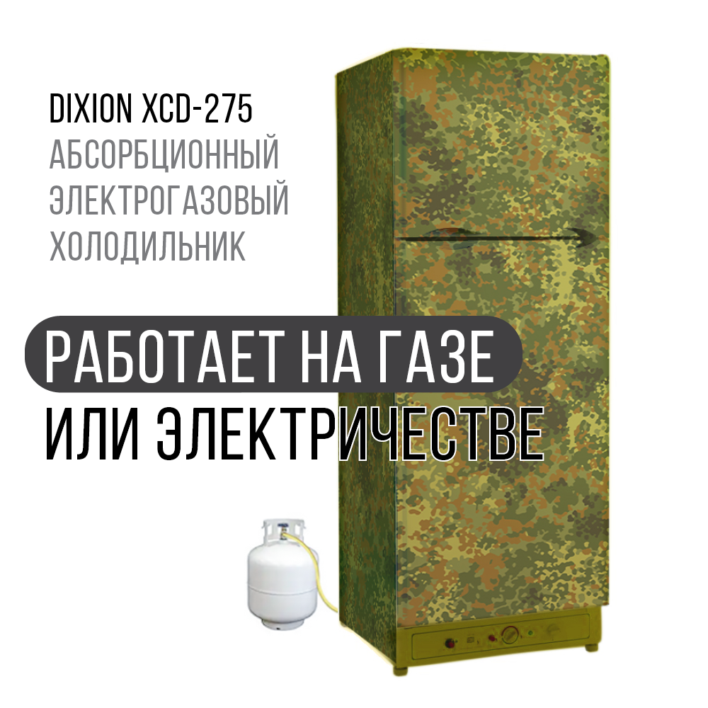 Холодильник абсорбционный электрогазовый XCD-275 2