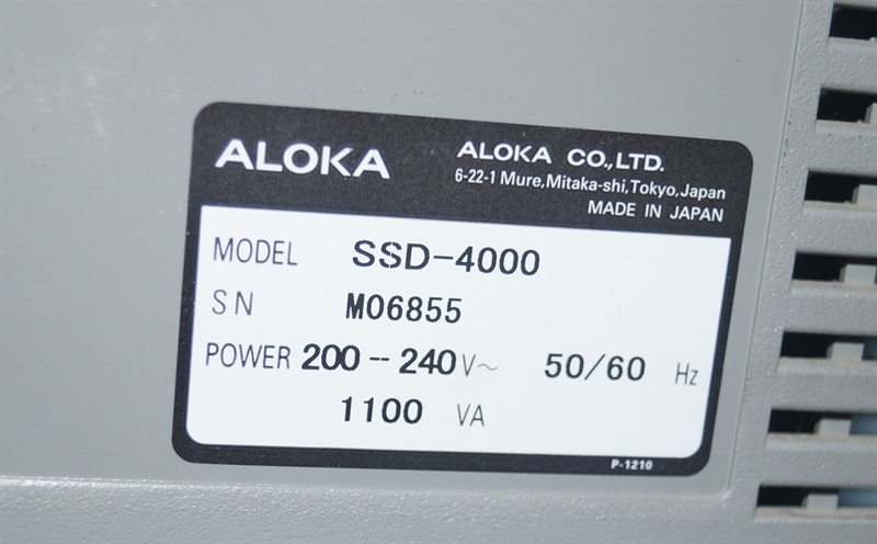 Ультразвуковой диагностический аппарат SSD-4000SV Aloka 2