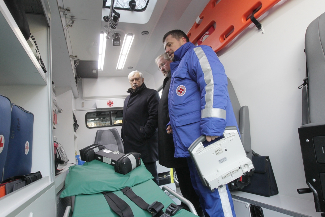 Новые машины скорой помощи в Санкт-Петербурге Новые машины скорой помощи в Санкт-Петербурге