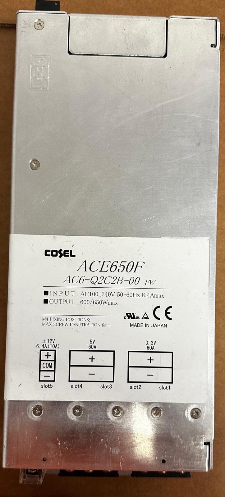 ACE650F-COSEL POWER SUPPLY