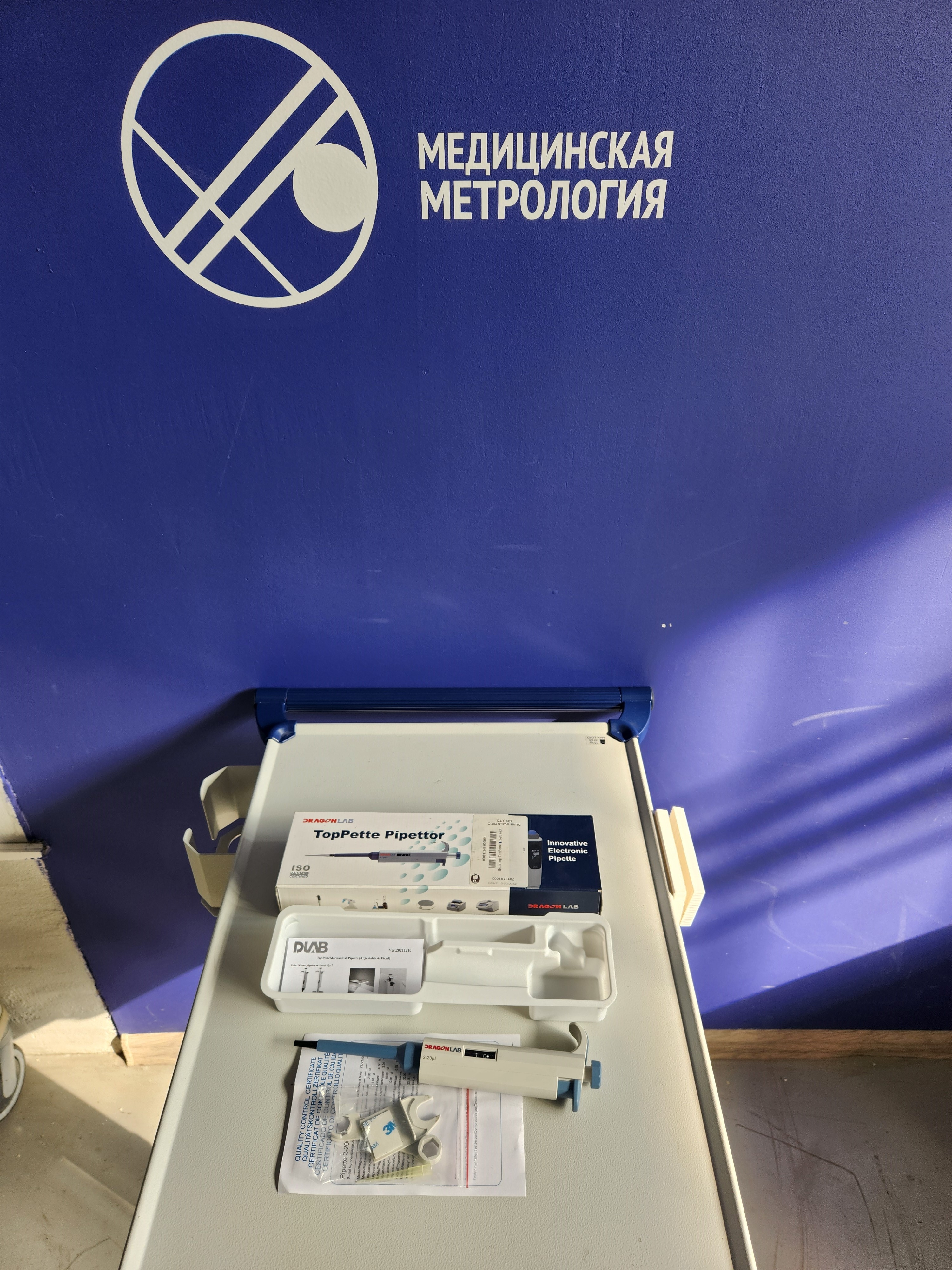 Дозатор механический 1-канальный DLAB TopPette, 2-20 мкл 2
