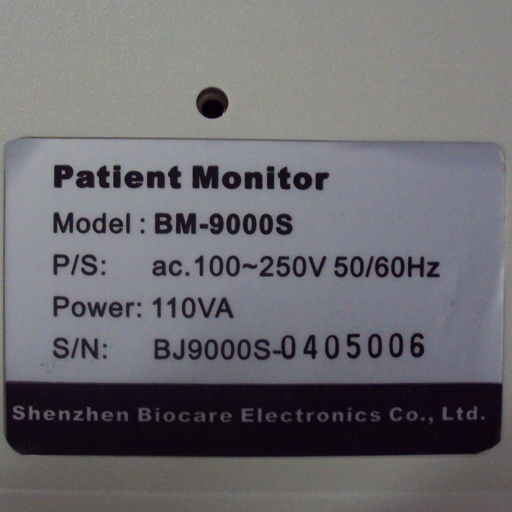 Прикроватный монитор BM-9000S Biocare 2