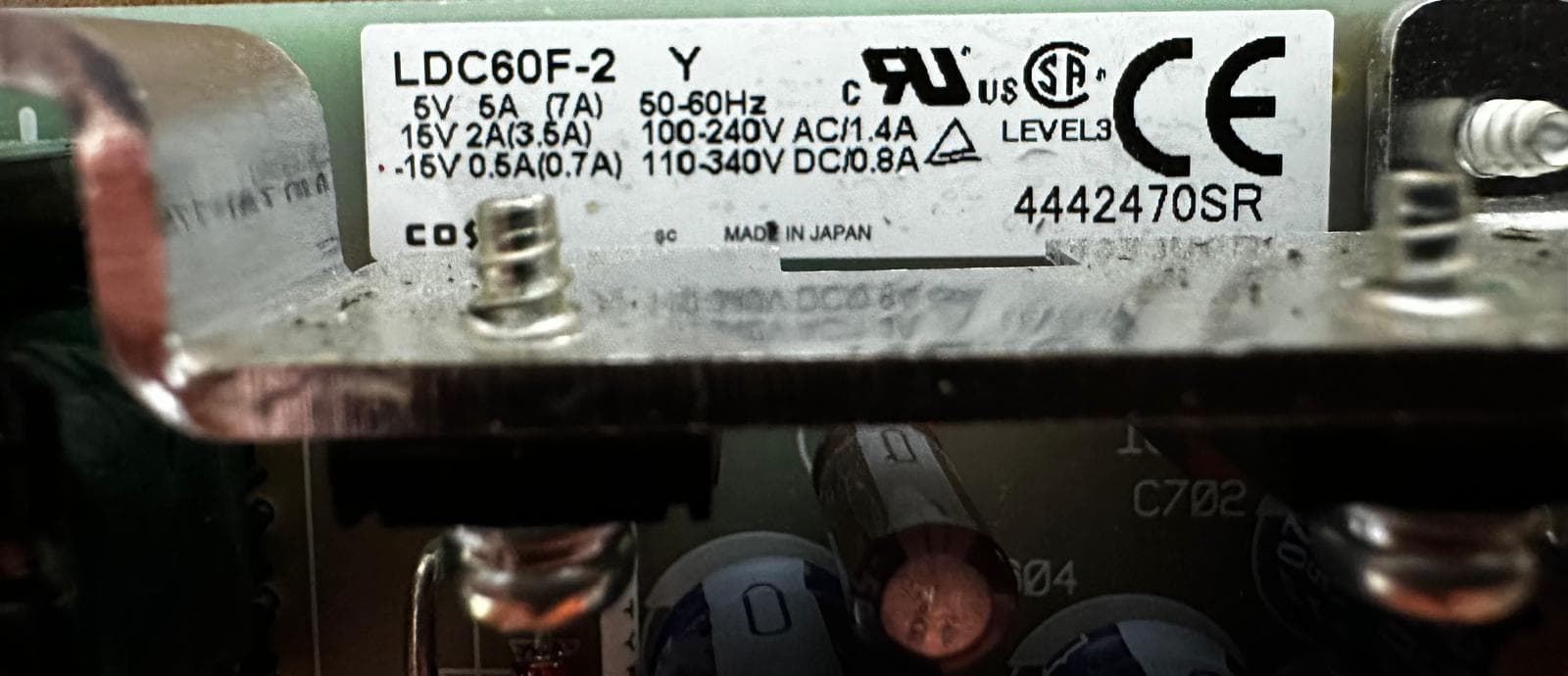 LDC60F-2-Power Supply Board