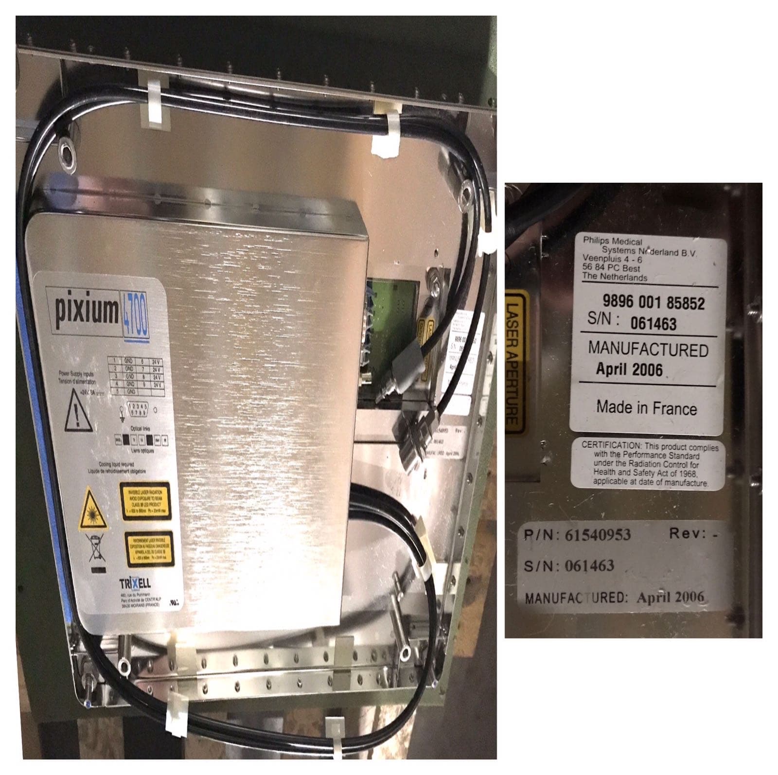 989600185852-Trixell Pixium PX4700 Detector