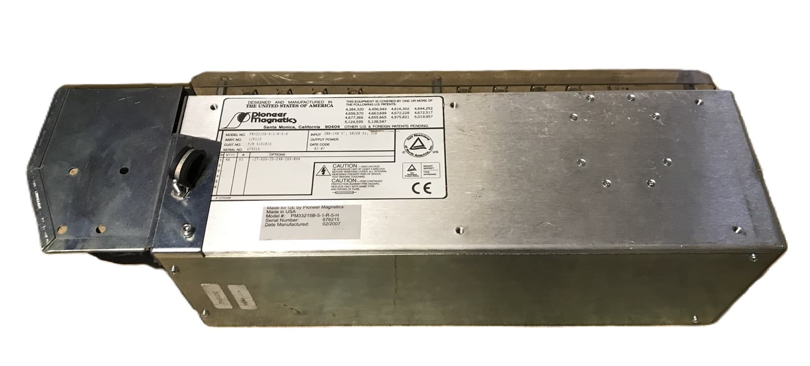 5181016-VCT DAS Power Supply