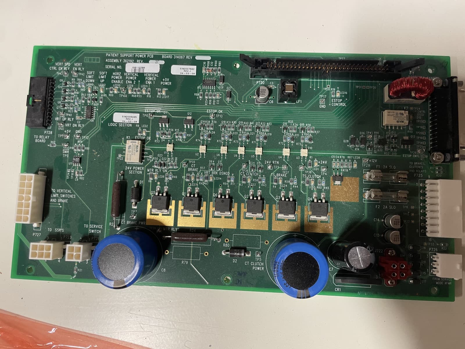 314067-Patient Support Power PCB