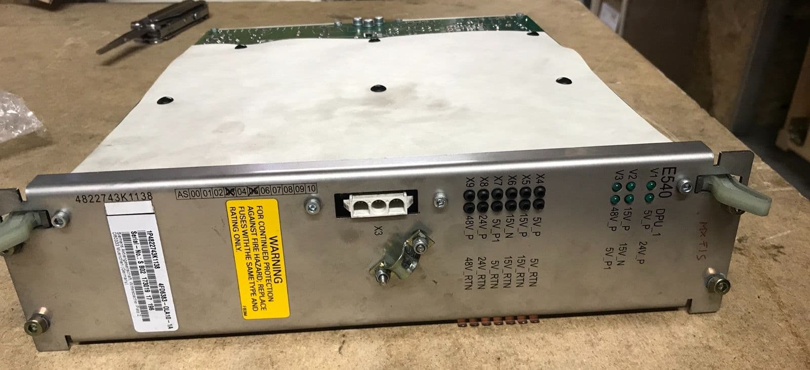 4822743-DPU1 E540, DPU 1 MX