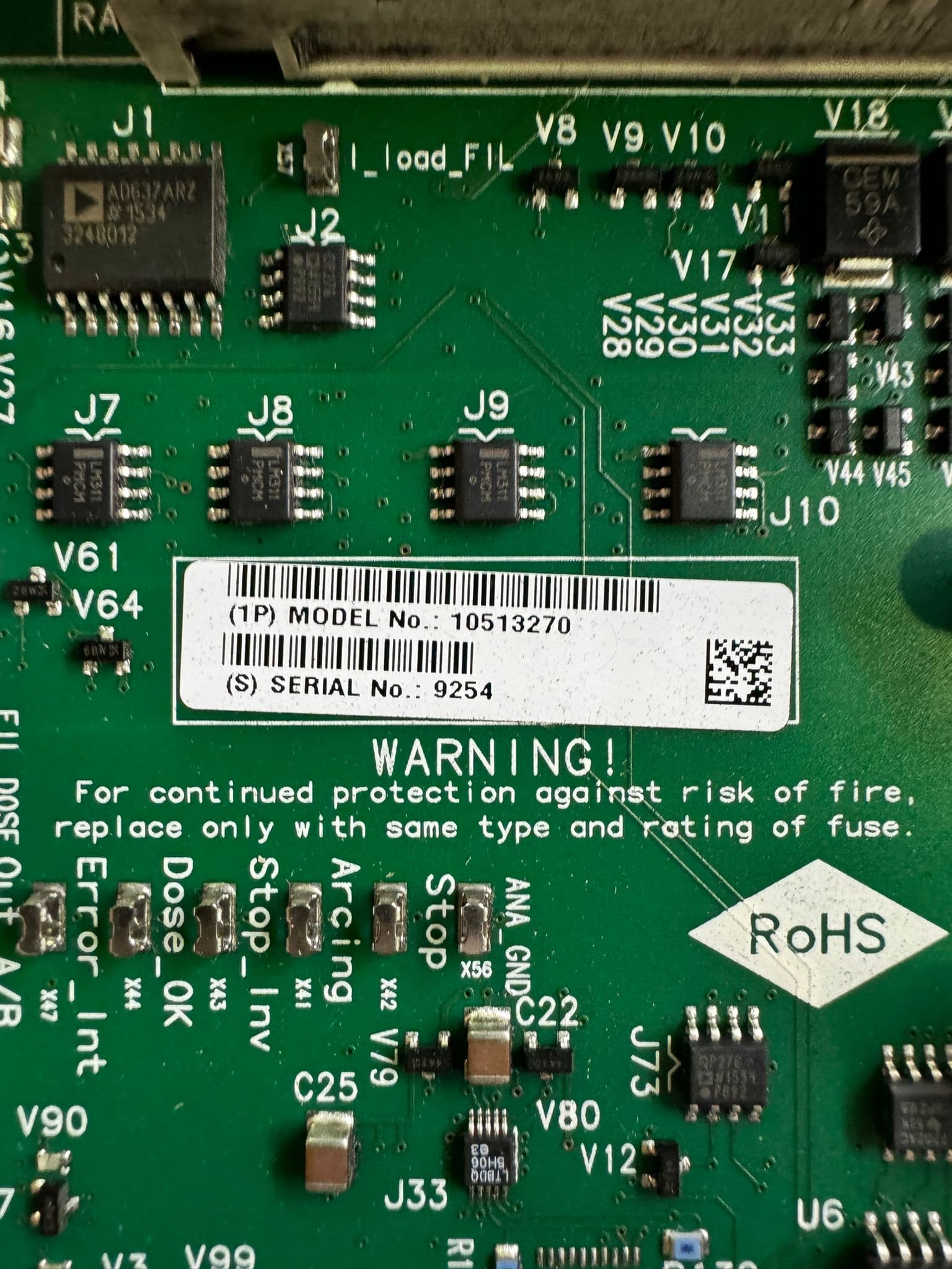 10513270-D400 main control P15 +MCB2 SoC CT (D400 included)