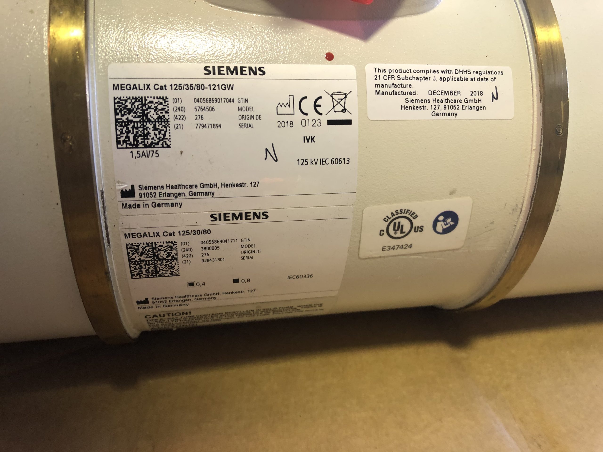 5764506-Megalix CAT 125/35/80/121-GW Tube