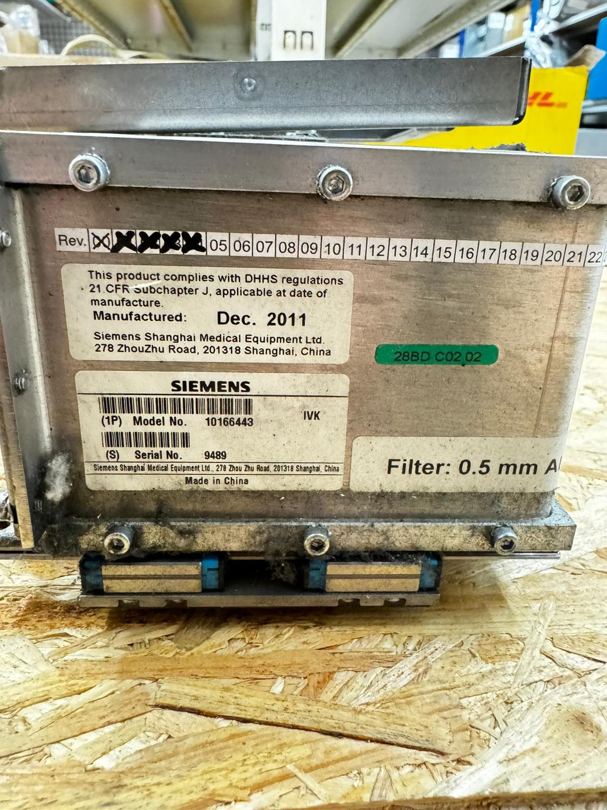 10166443-Tube Collimator P15G