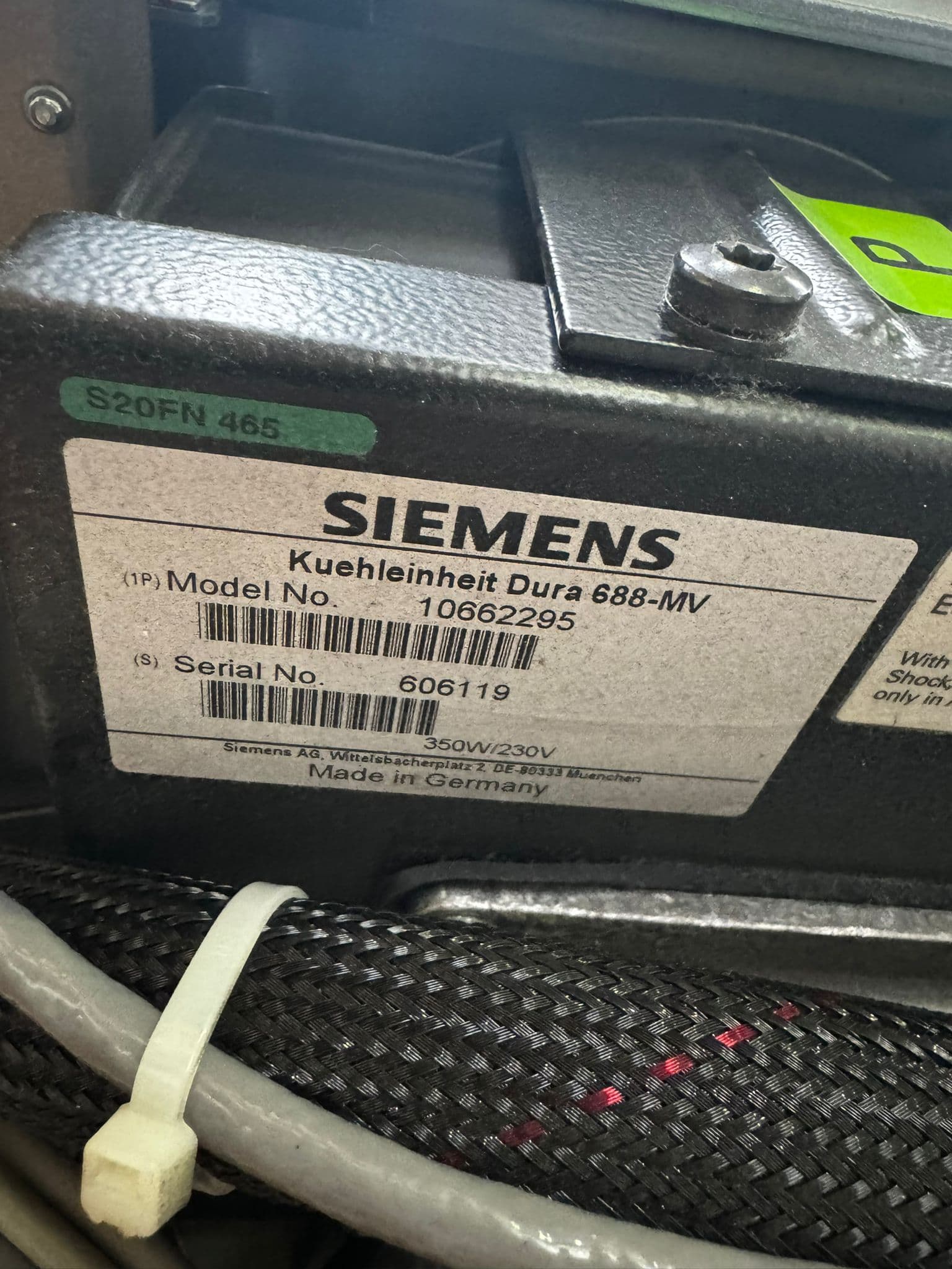 10662295-cooling unit Dura 668-AV