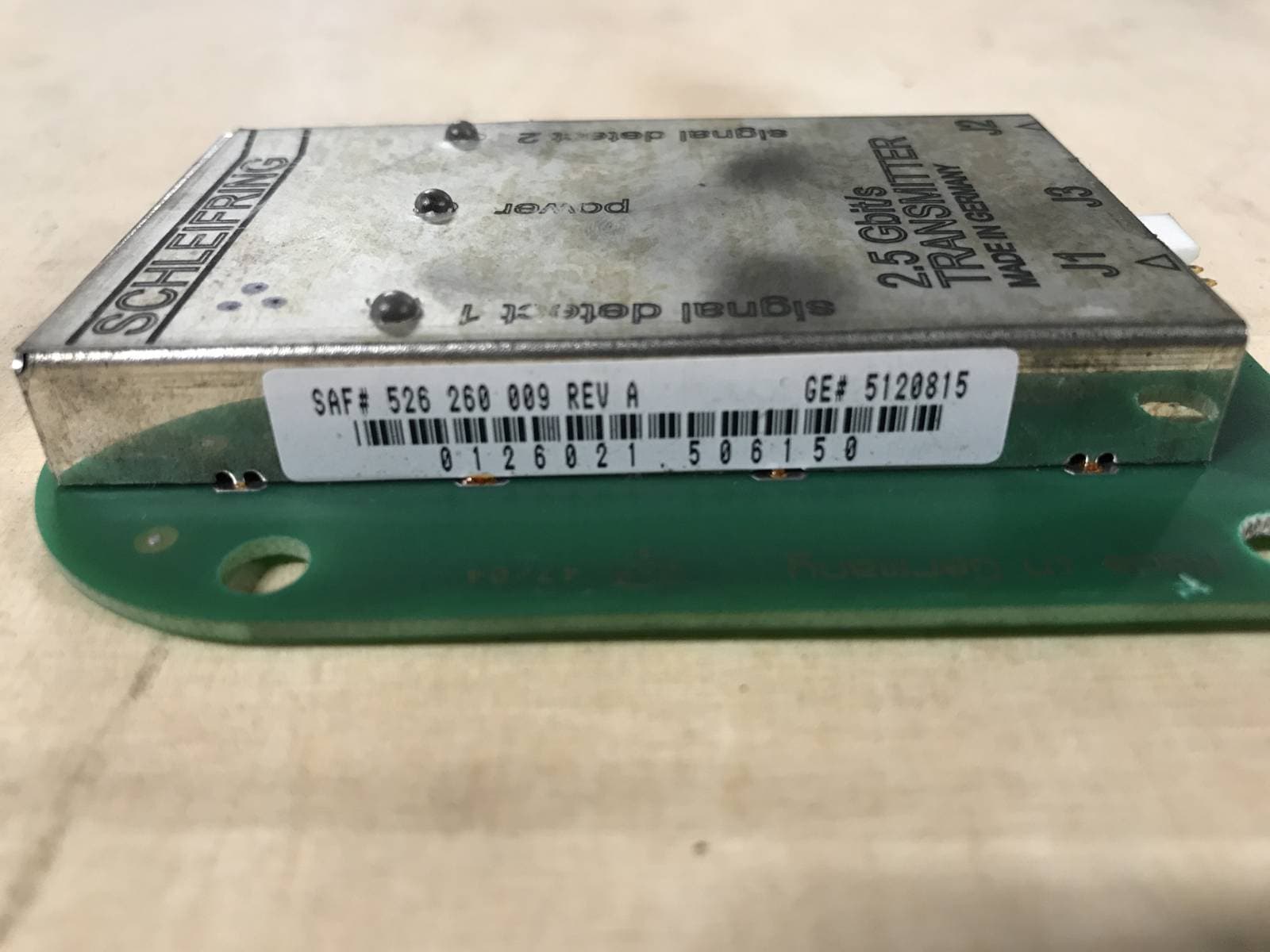 5120815-VCT Transmitter, 2 Channel, 2.5Gb Each Channel