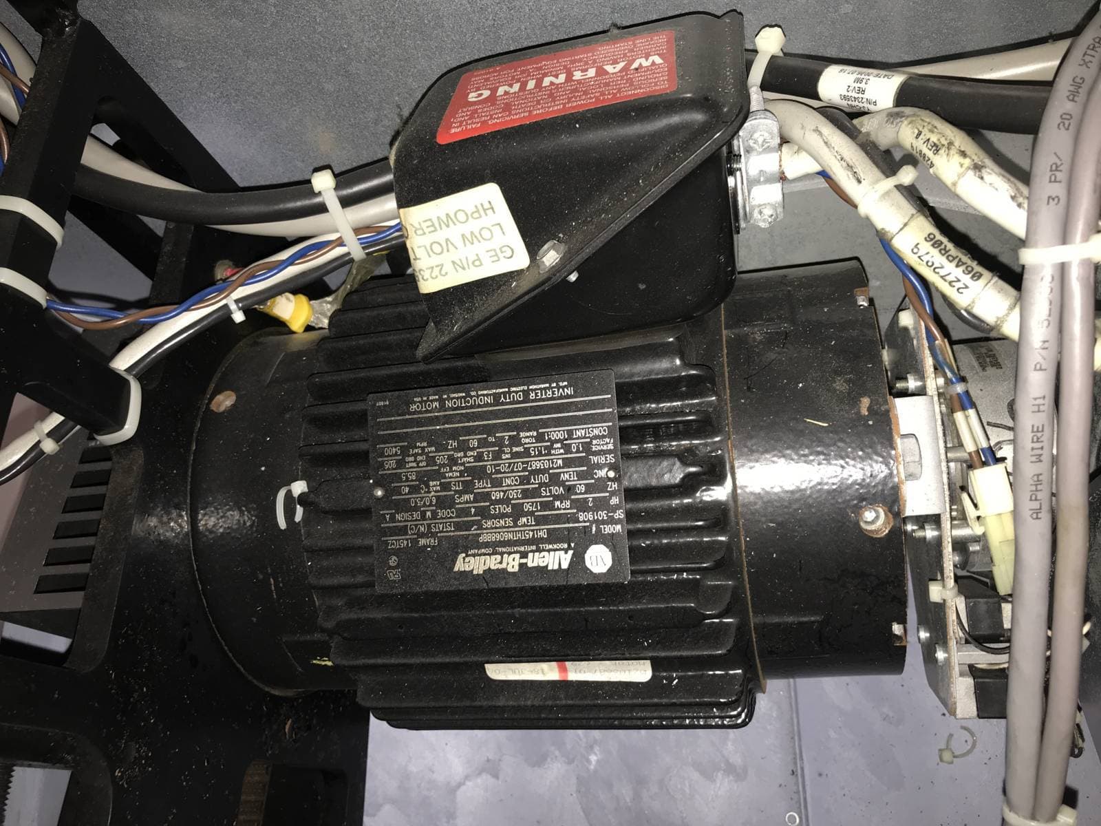 2235342-3-AXIAL MOTOR WITH SPROCKET H-POWER