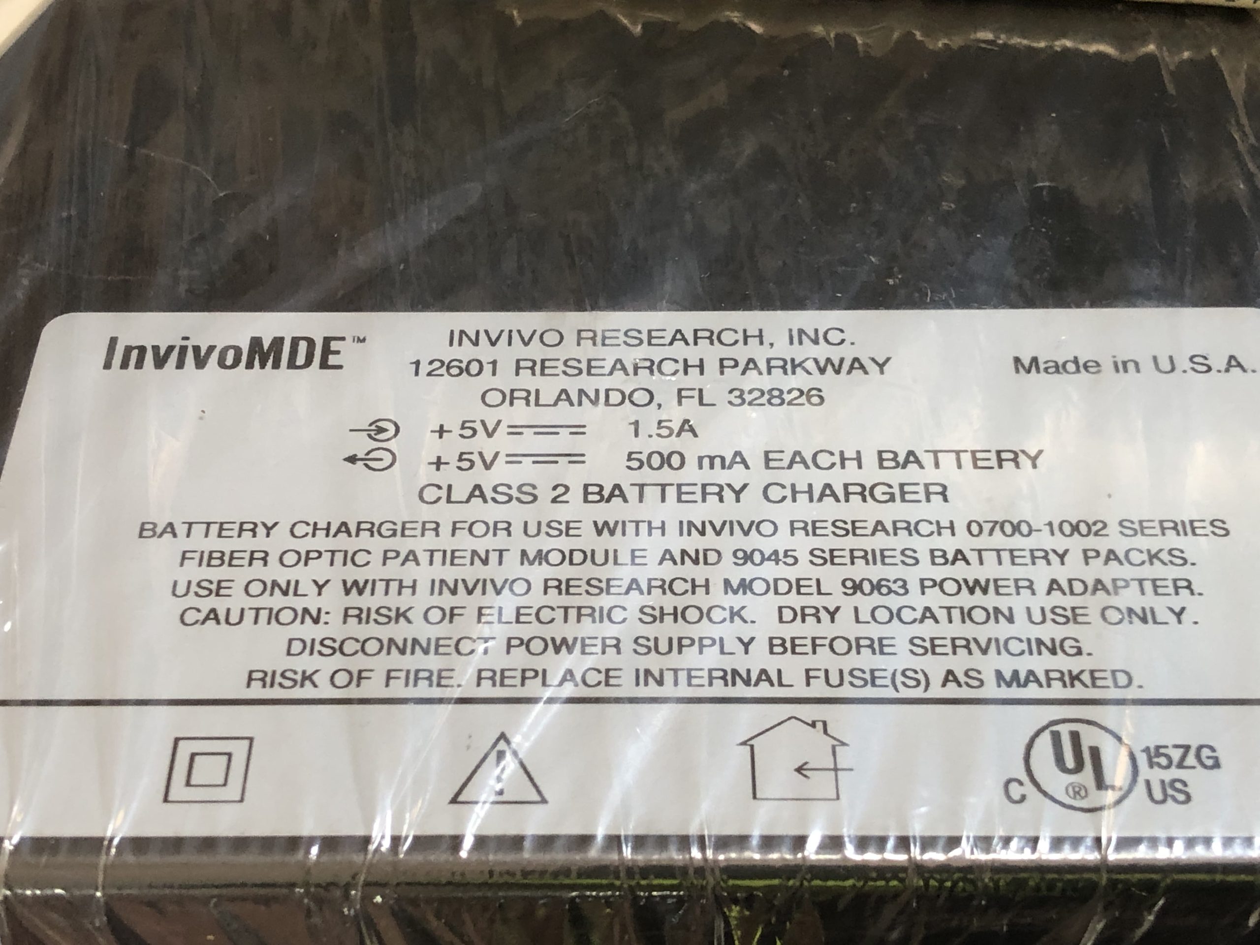 Invivo 0700-1002-Patient Module W/ 9044 Charger