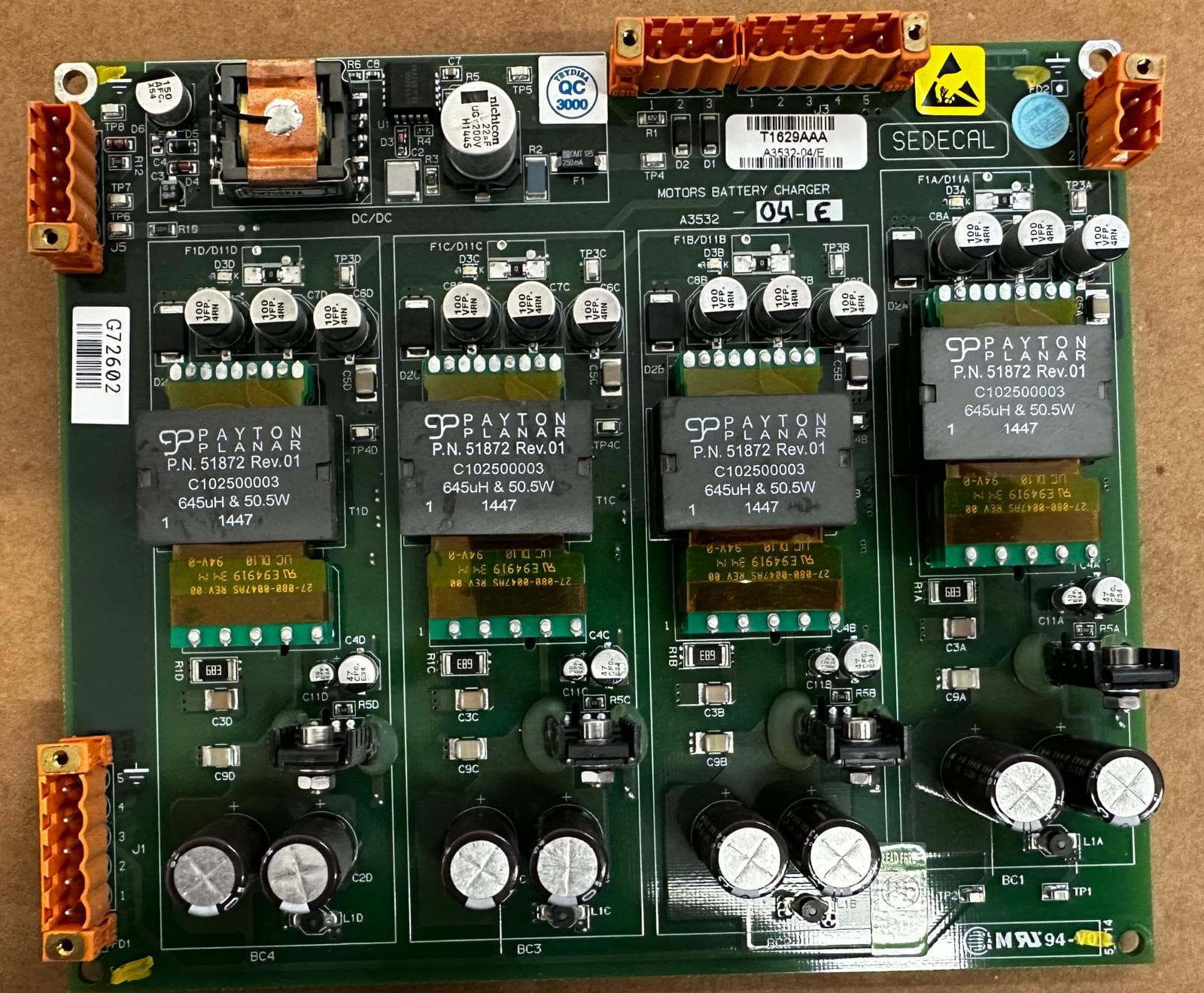 A3532-04-Motors Battery Chargers Board