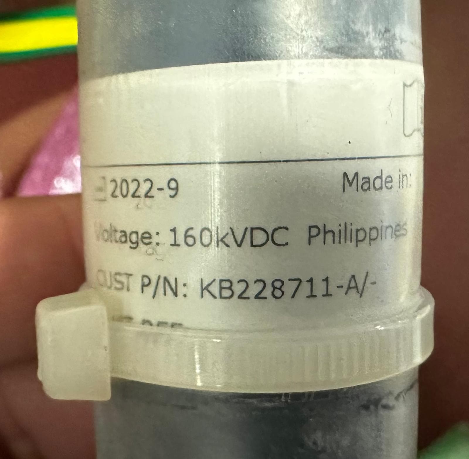 H7228711A-HV single ended cable