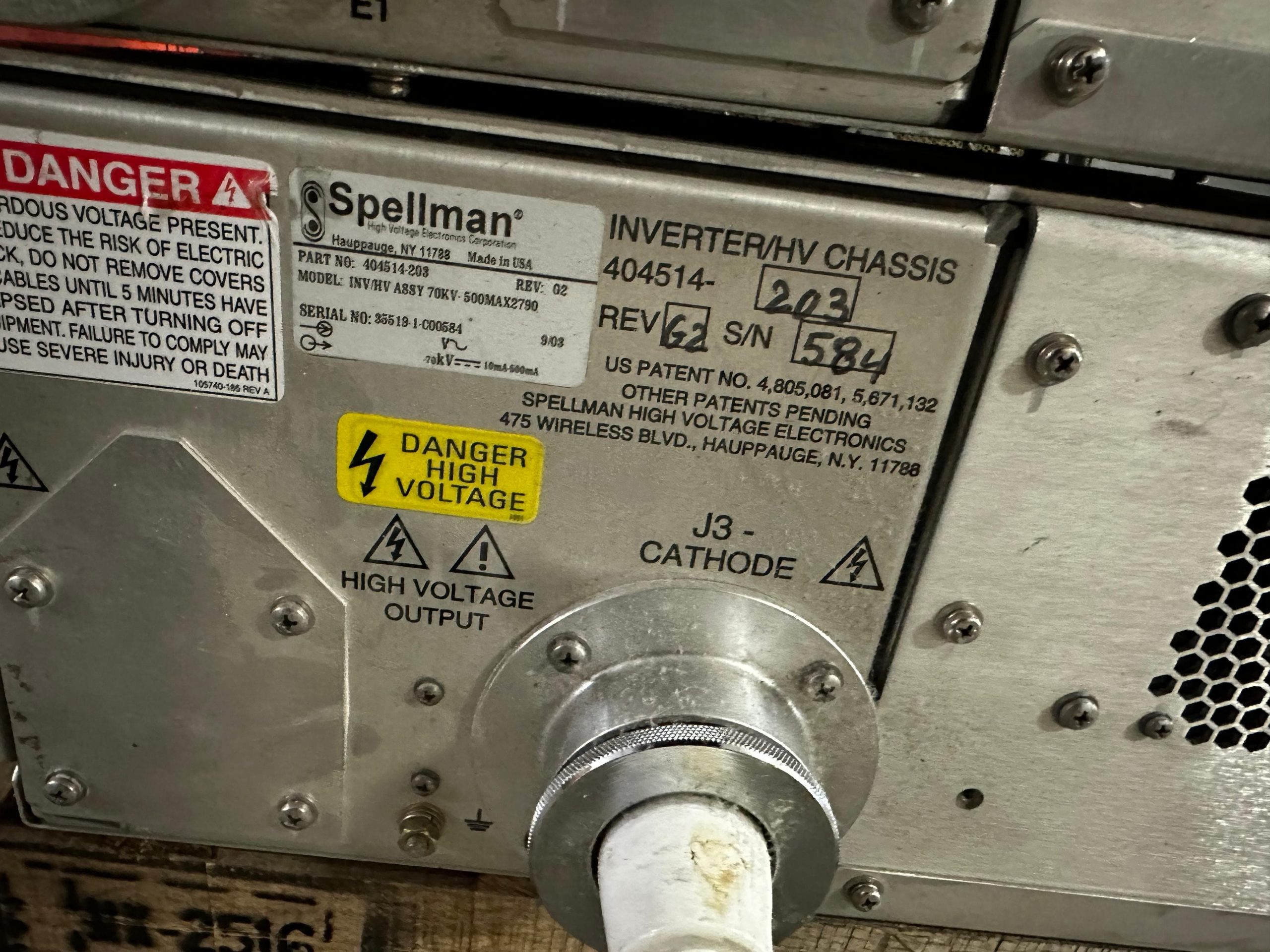 404514-203-INVERTER/HV CHASSIS