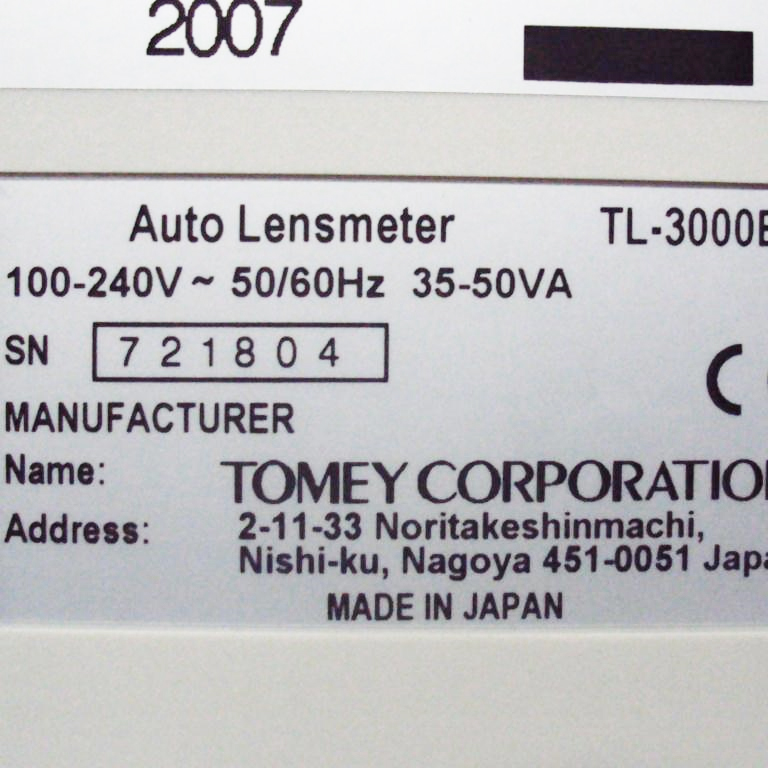 Автоматический линзметр TL-3000B Tomey 2