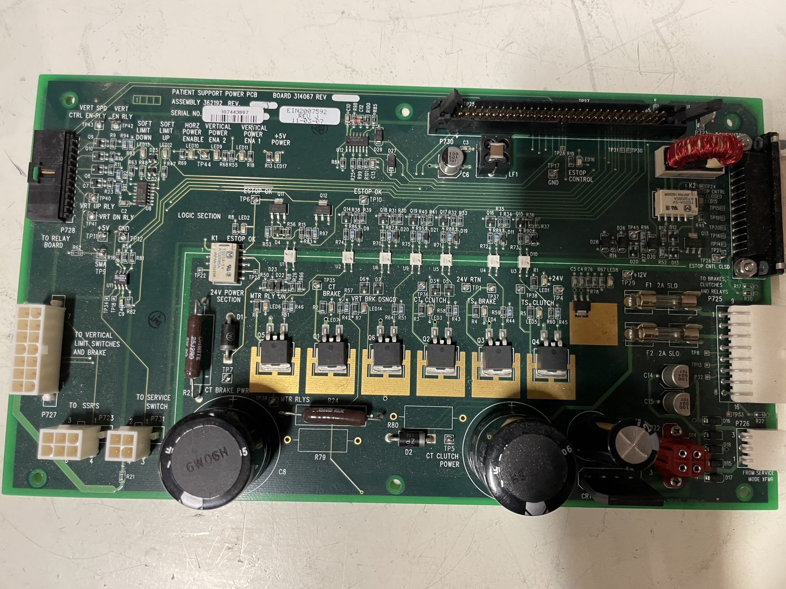 362192-Patient Support Power PCB