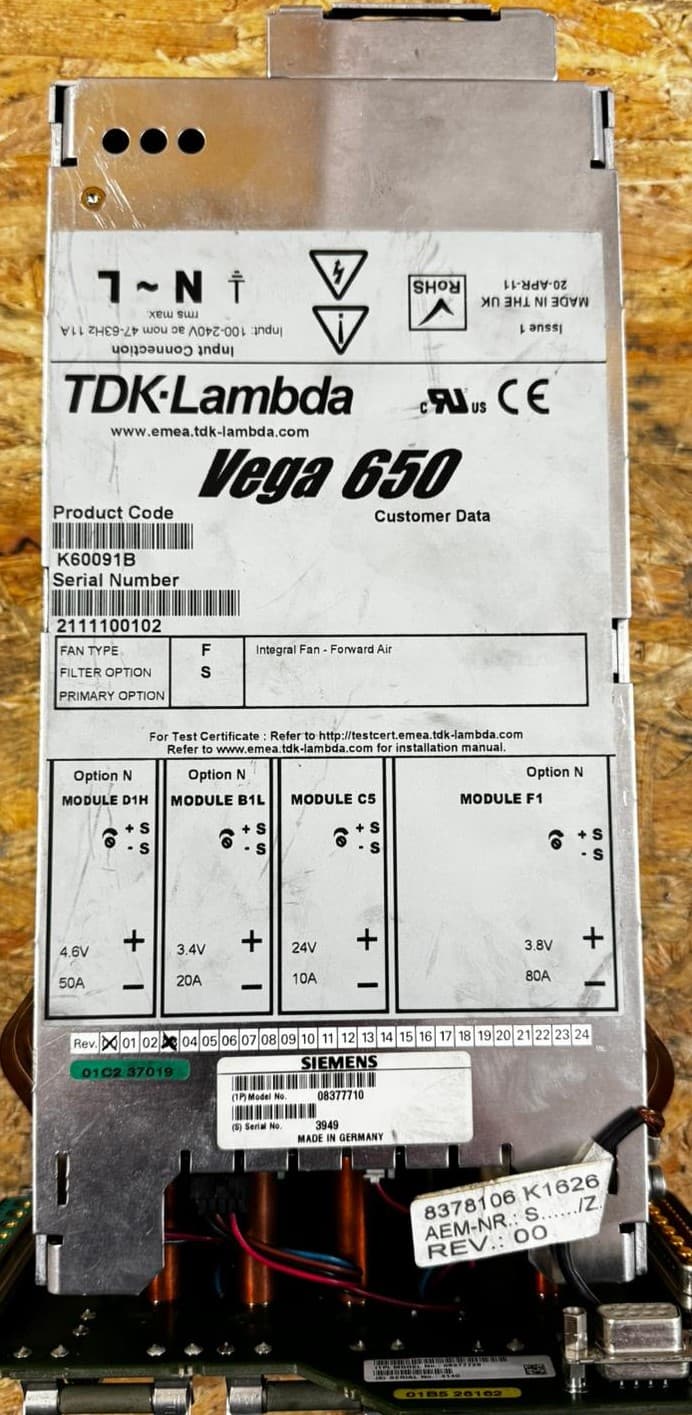 8377710-DMS Power Supply VEGA 650, PS-VEGA 650, VEGA 650