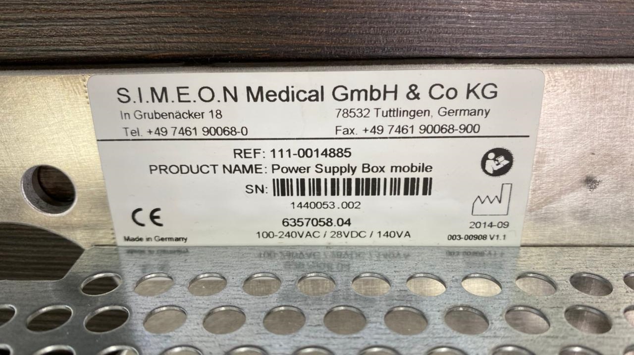Simeon Medical Блок питания (Power Supply Box) 100-240 VAC/28 VDC 2