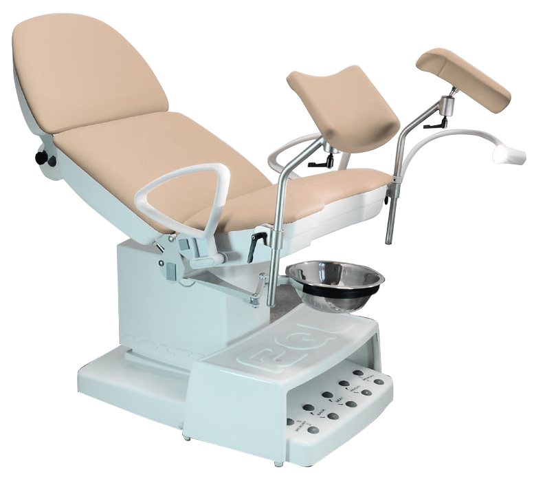 Кресло для гинекологии и урологии Golem 6 ET с галогеновой и диодной
лампами 1