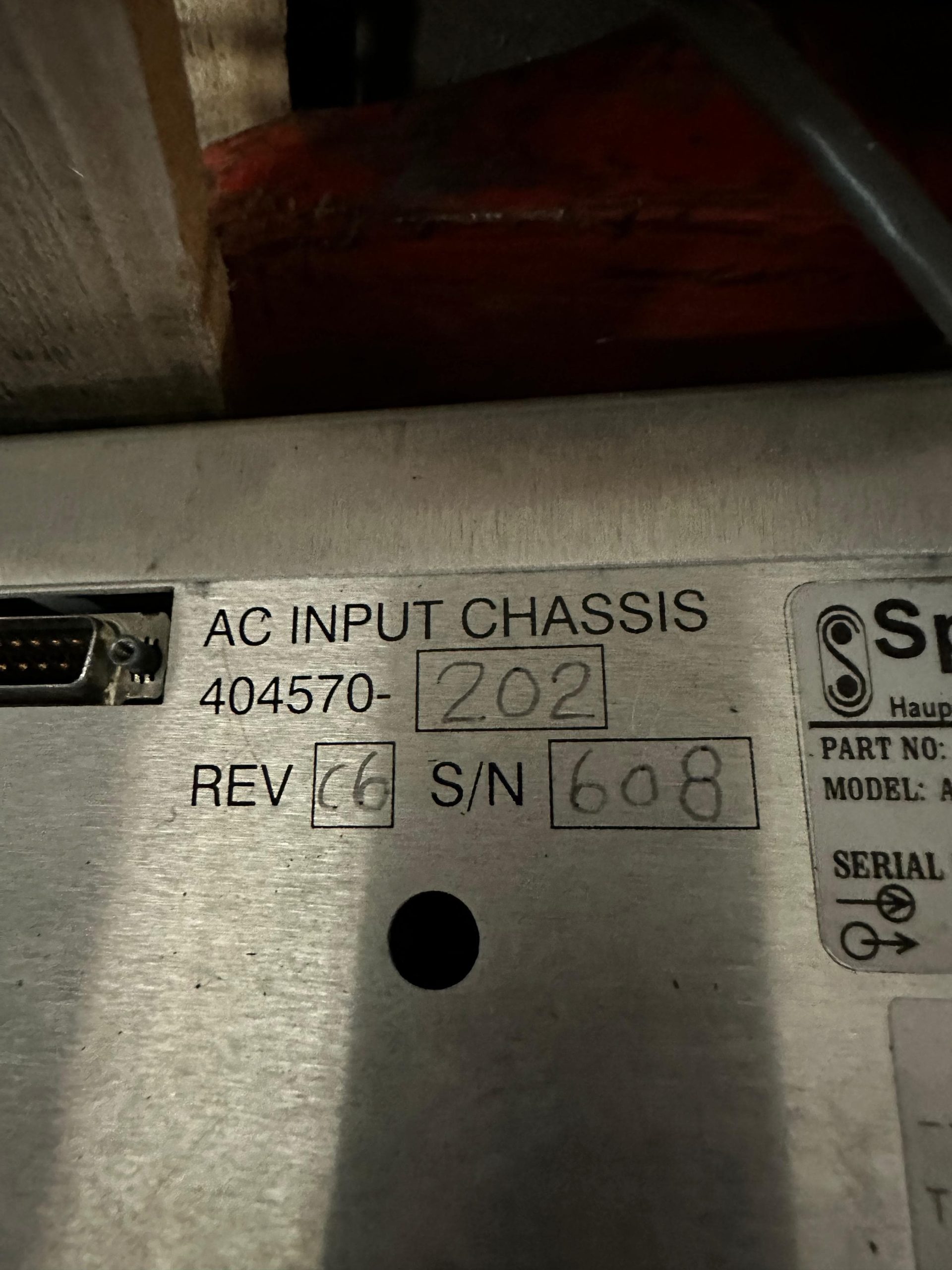 404570-202-AC INPUT CHASSIS