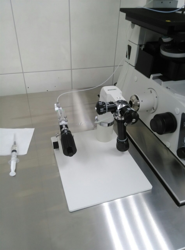 Микроманипуляционная система для лабораторного инвертированного микроскопа (Narishige, Япония) 2