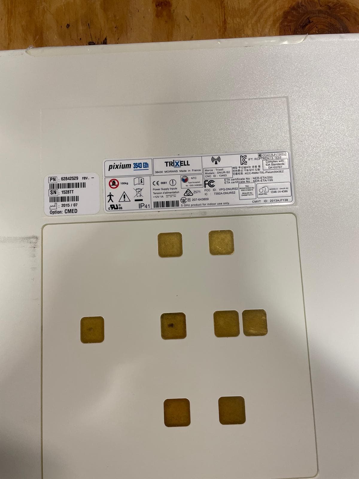 62842529-Pixium 3543 EZh Detector