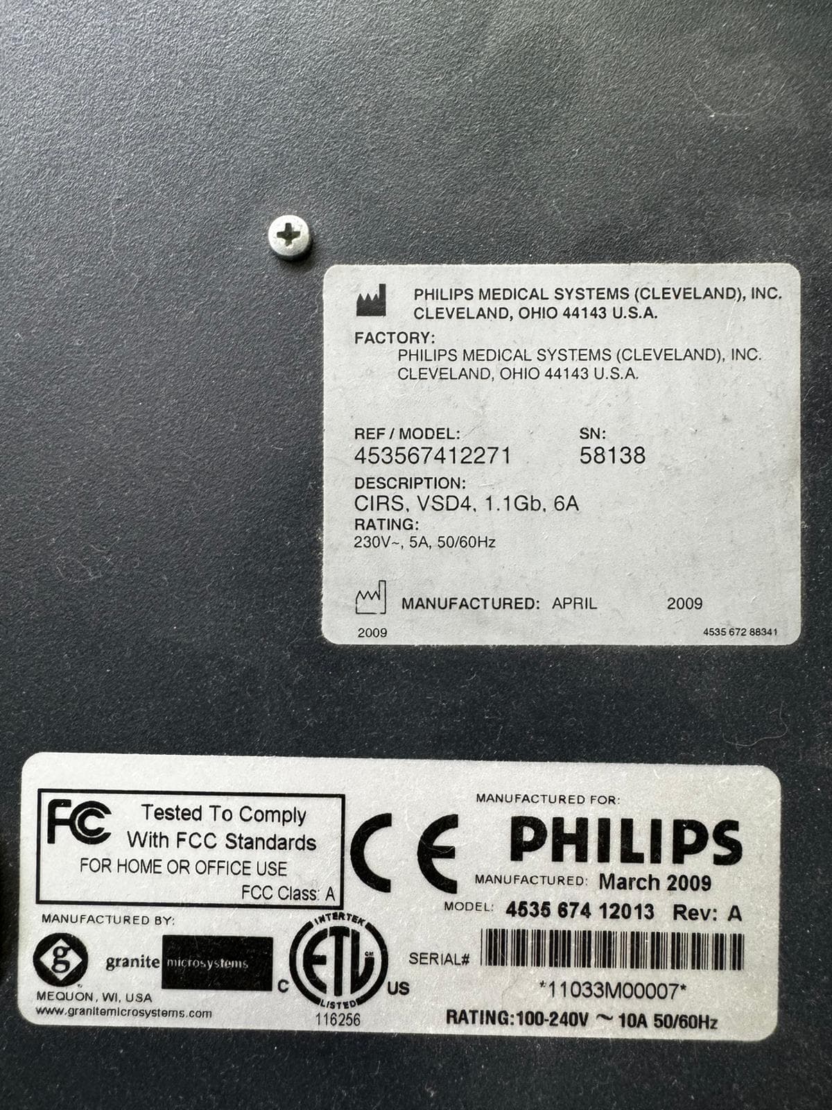 453567412271-CIRS, VSD4, 1.1GB, 6A, LCC