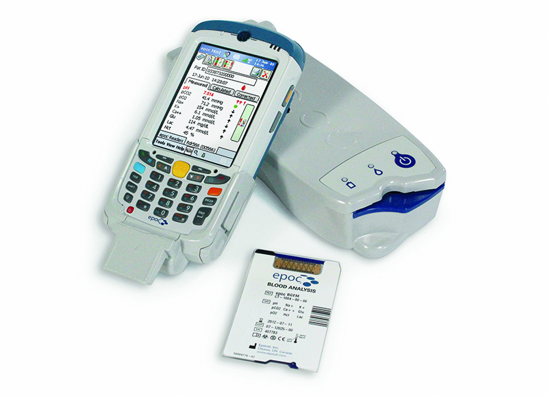 Портативный экспресс анализатор крови Epoc Reader 2