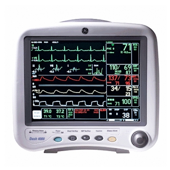 Модульный портативный монитор DASH 4000 Pro  GE Healthcare 1