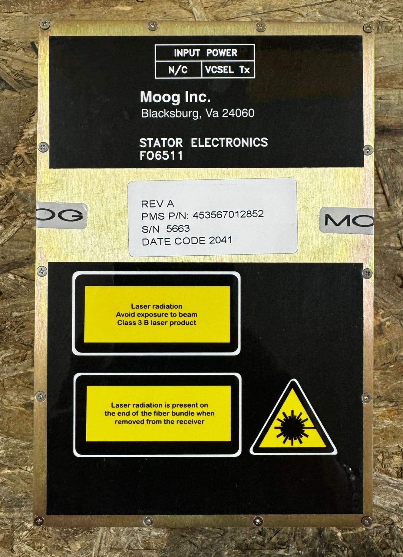 453567012852-Module Optical RX Stator