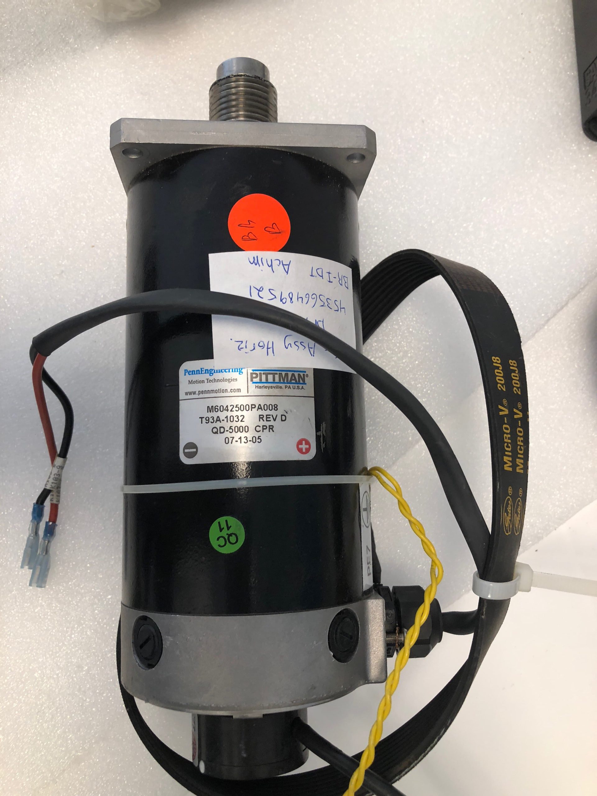 453566489521-MCG /PITTMAN MOTOR ASSEMBLY, Motor Assy., Horiz. Drive (Bed I/O MOTOR)