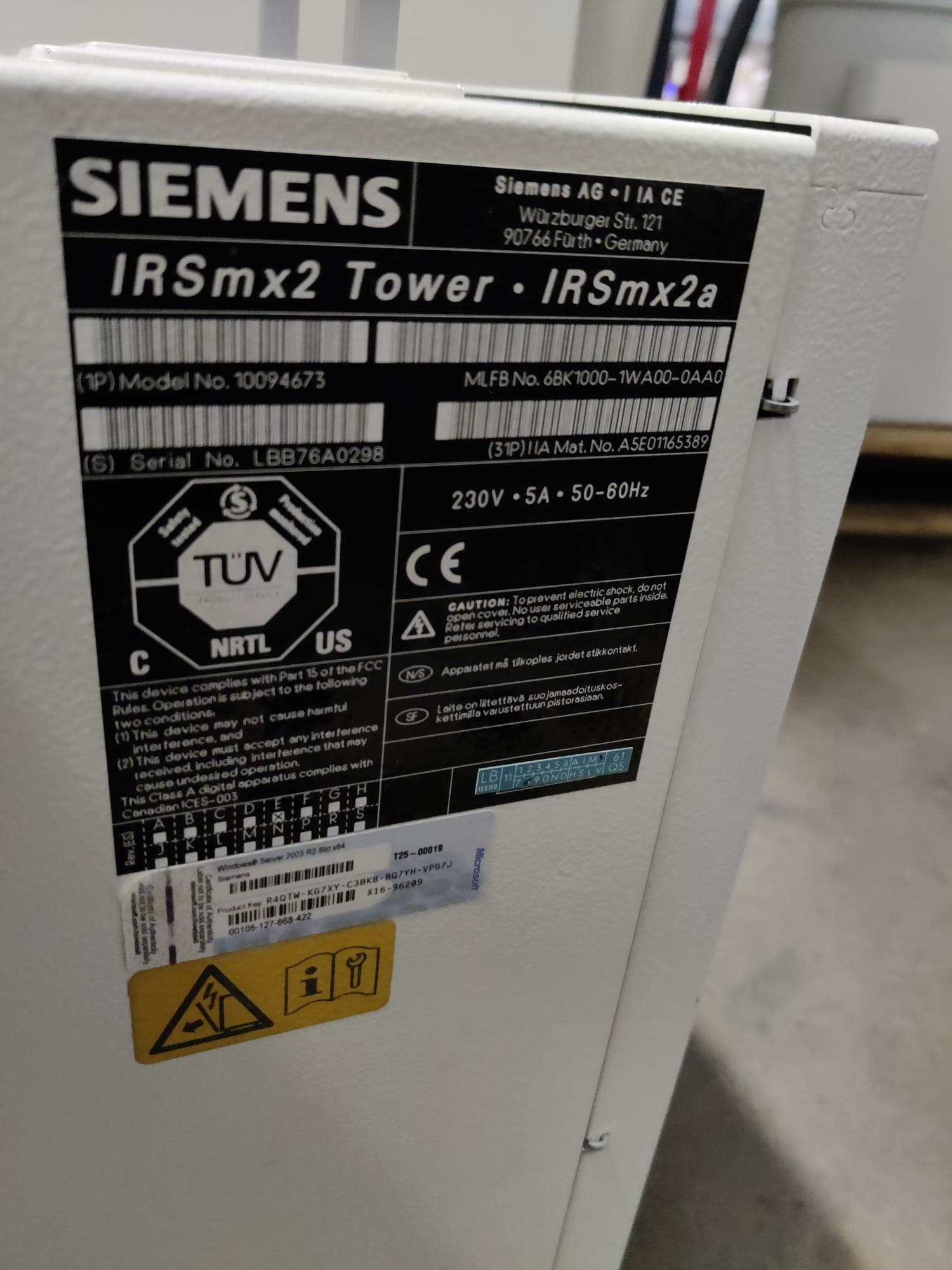 10094673-IRSMX2A Tower