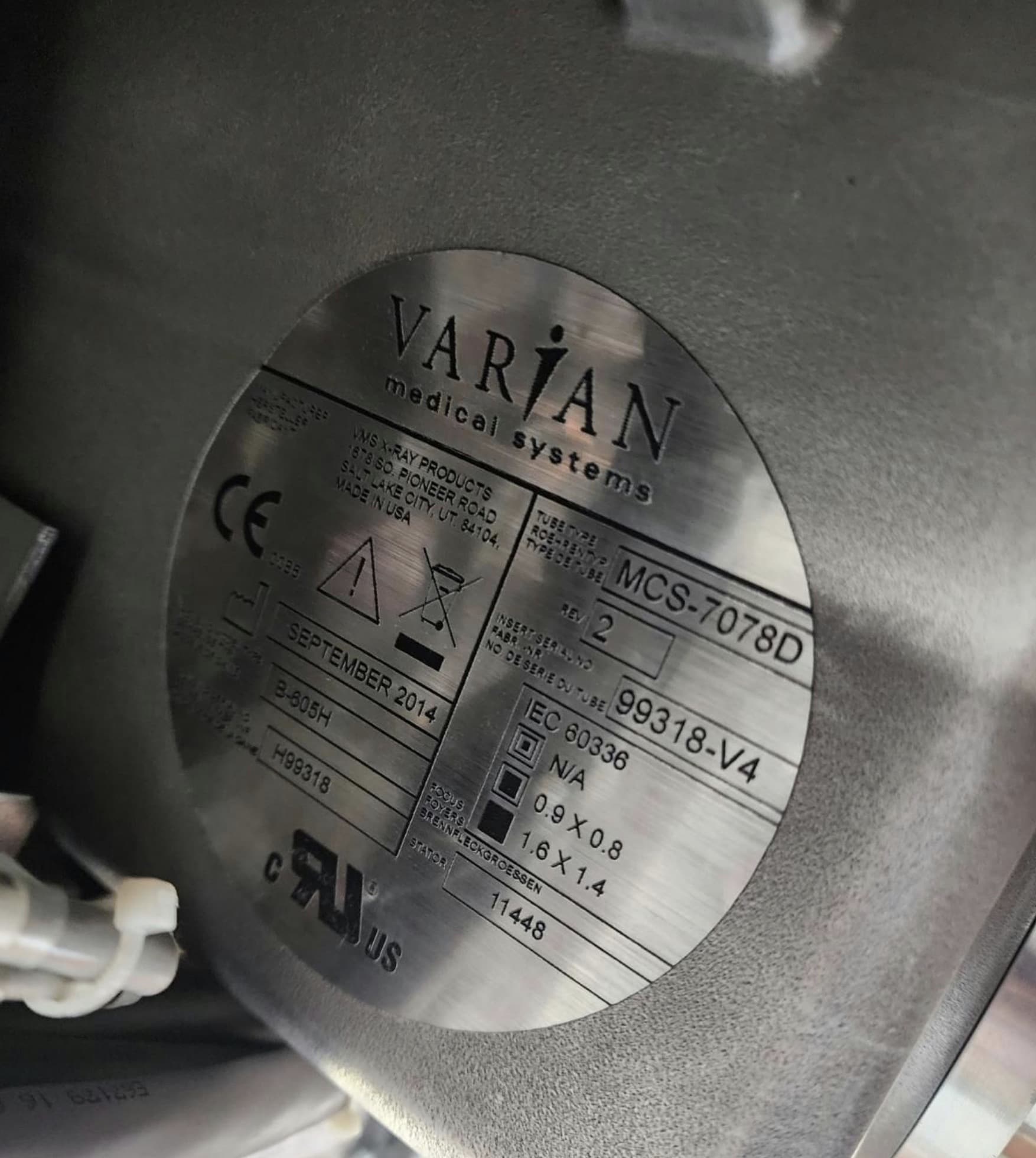 MCS-7078D-MCS-7078D REV 2 – X-ray tube