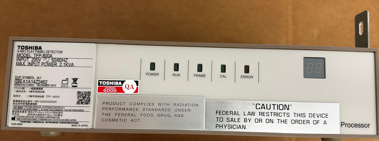 TFP-800A-X-Ray Flat Panel Detector Processor