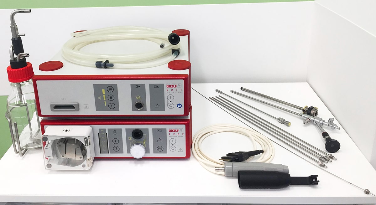Оборудование для контактной ультразвуковой литотрипсиии в урологии 2